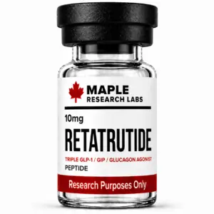 Retatrutide peptide canada - 10mg triple agonist vial, Maple Research Labs