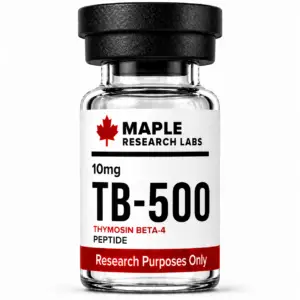 TB-500 peptide Canada 10MG vial from Maple Research Labs