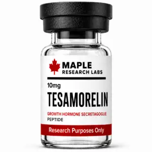 Tesamorelin peptide canada - 5mg GHRH analog vial, Maple Research Labs