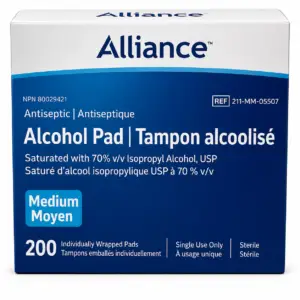alcohol prep pads 100 pack from Maple Research Labs