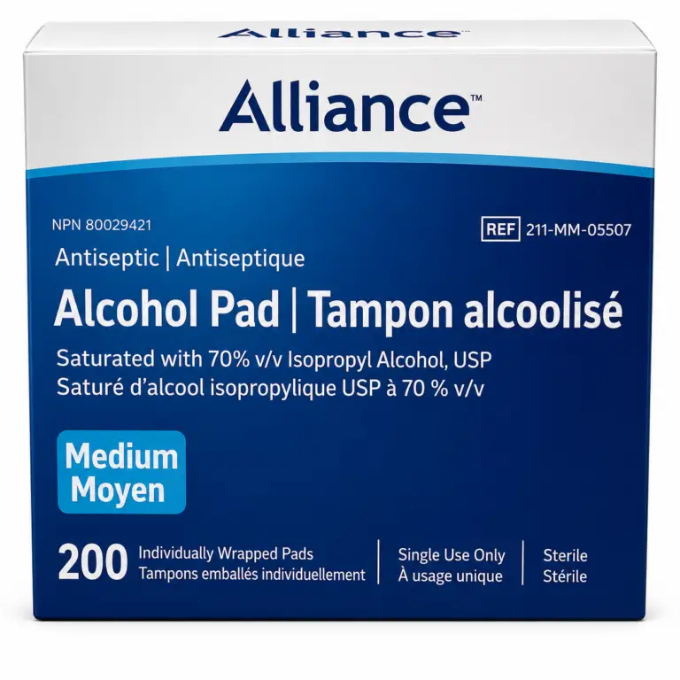alcohol prep pads 100 pack from Maple Research Labs